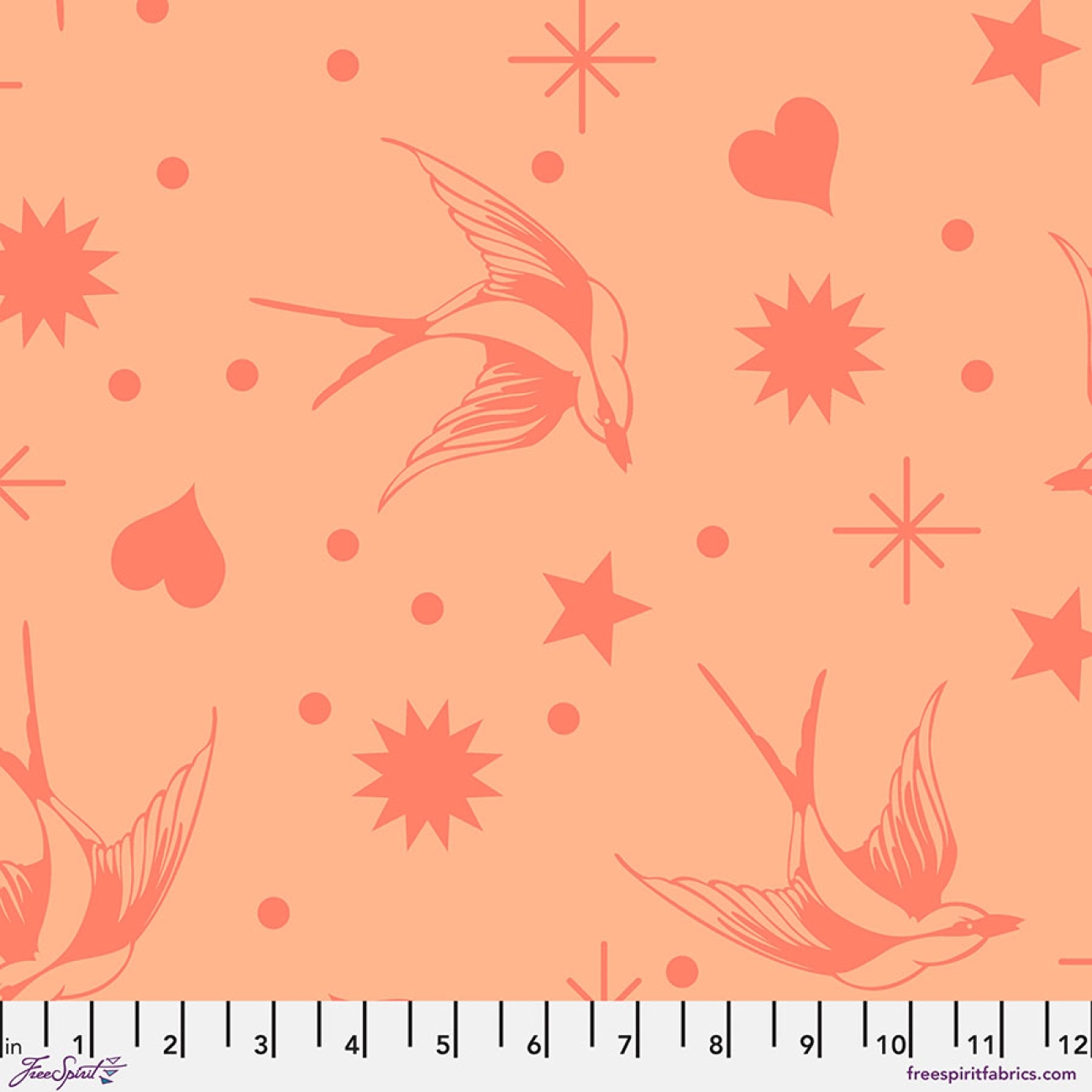 Tula Pink - Neon True Colors - Neon Fairy Flakes - Lunar